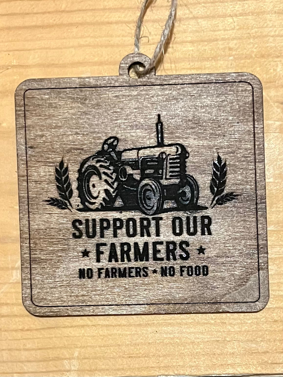 Support Local Farmer Holiday Ornament