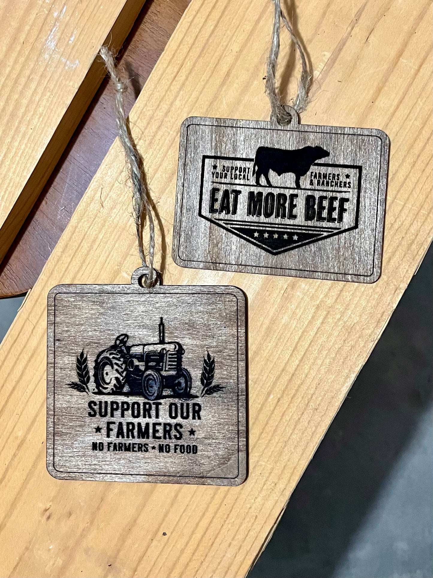 Support Local Farmer Holiday Ornament